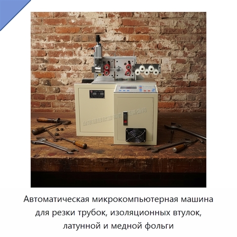 Автоматическая микрокомпьютерная машина для резки трубок, изоляционных втулок, латунной и медной фольги