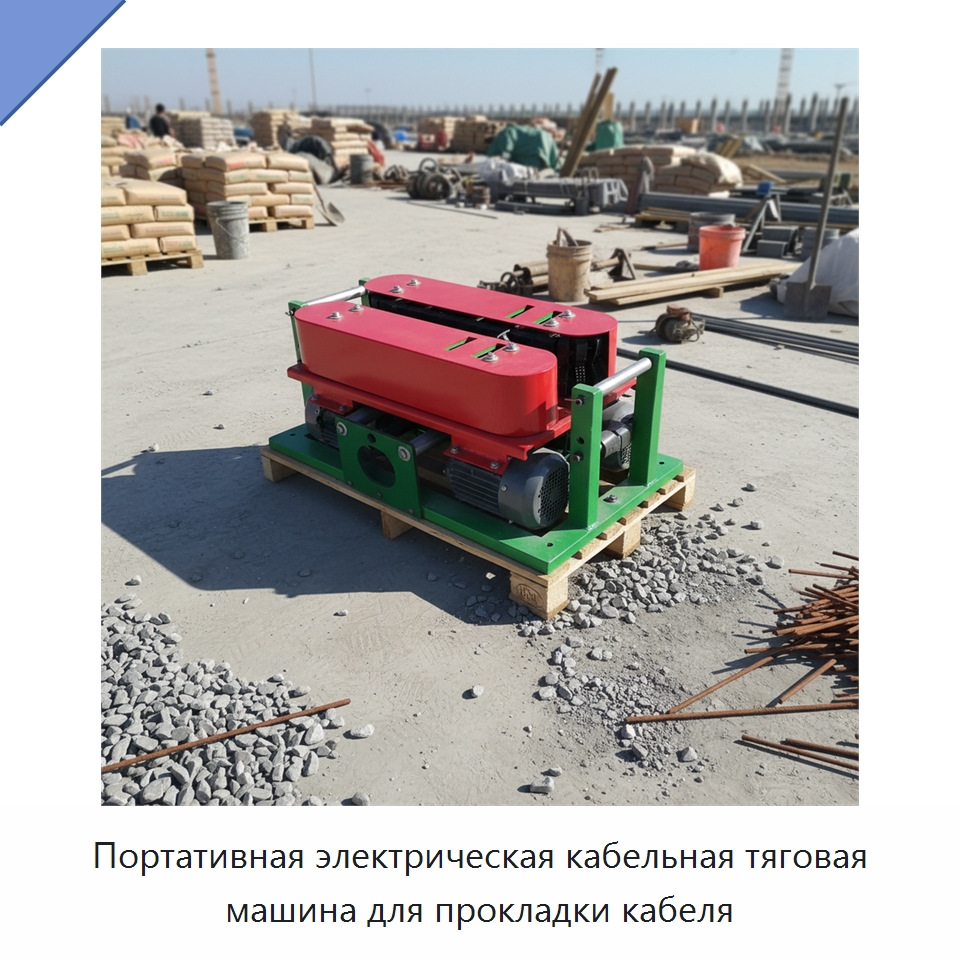 Портативная электрическая кабельная тяговая машина для прокладки кабеля — Специальная строительная техника