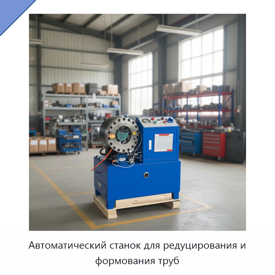 Автоматический станок для редуцирования и формования труб — Оборудование для производства труб