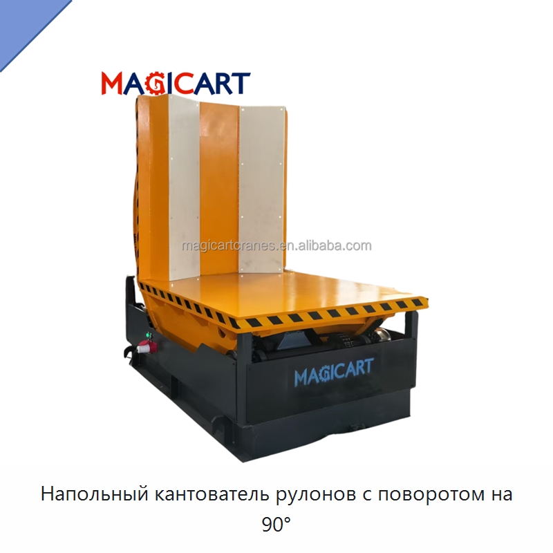 Напольный кантователь рулонов с поворотом на 90° — Краны