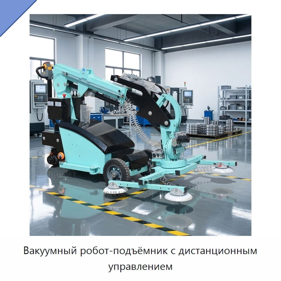 Вакуумный робот-подъёмник с дистанционным управлением — Вакуумные грузозахваты