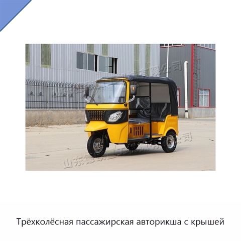 Трёхколёсная пассажирская авторикша с крышей