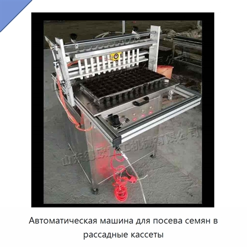Автоматическая машина для посева семян в рассадные кассеты