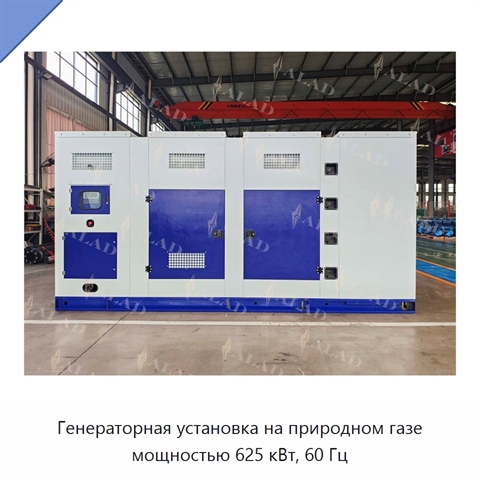 Генераторная установка на природном газе мощностью 625 кВт, 60 Гц