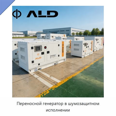 Переносной генератор в шумозащитном исполнении
