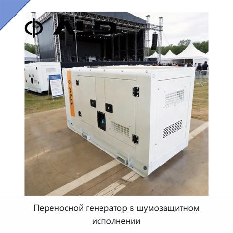 Переносной генератор в шумозащитном исполнении