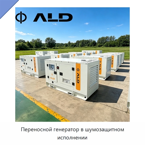 Переносной генератор в шумозащитном исполнении