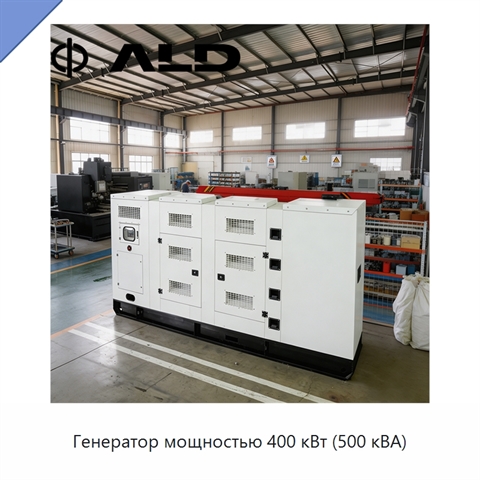 Генератор мощностью 400 кВт (500 кВА)
