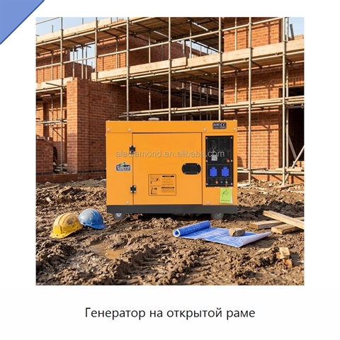 Генератор на открытой раме
