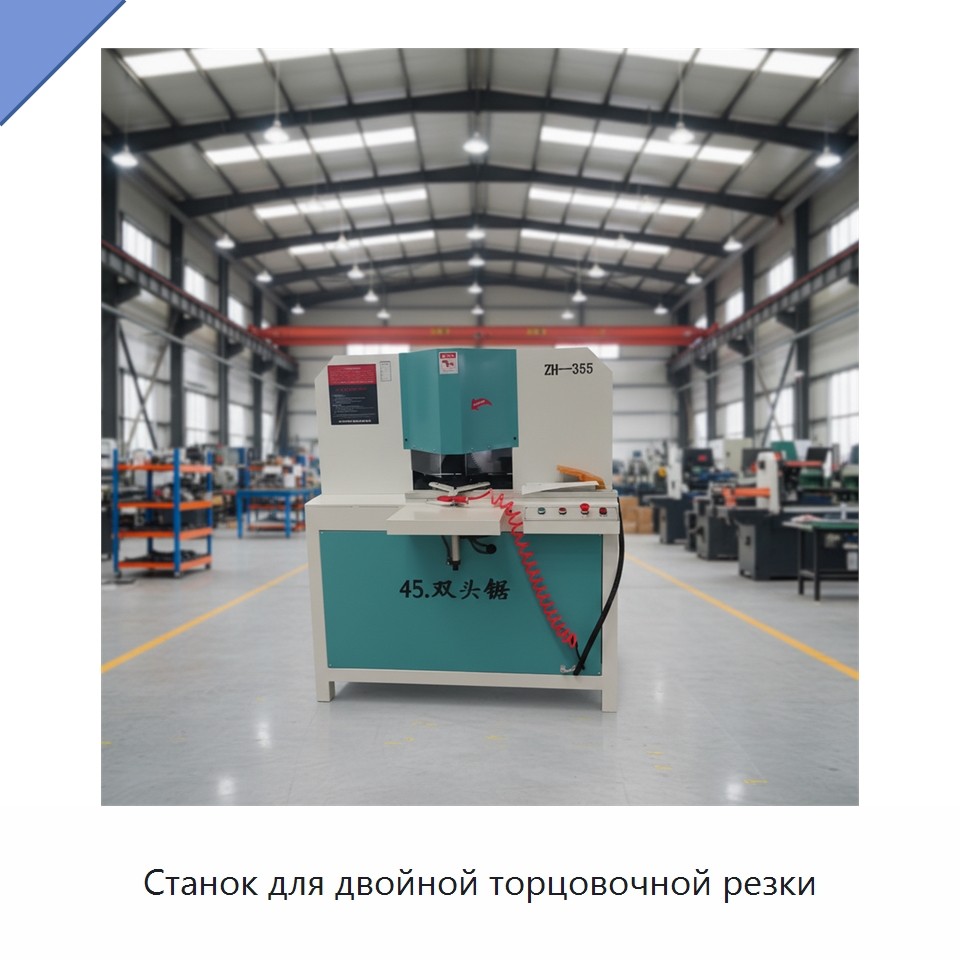 Станок для двойной торцовочной резки — Оборудование для производства окон и дверей