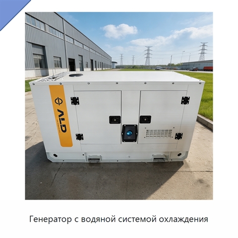 Генератор с водяной системой охлаждения