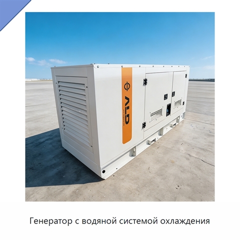 Генератор с водяной системой охлаждения