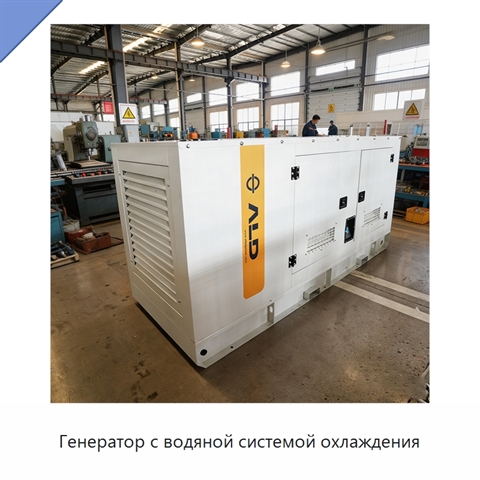 Генератор с водяной системой охлаждения
