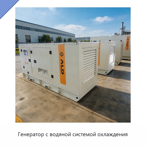 Генератор с водяной системой охлаждения