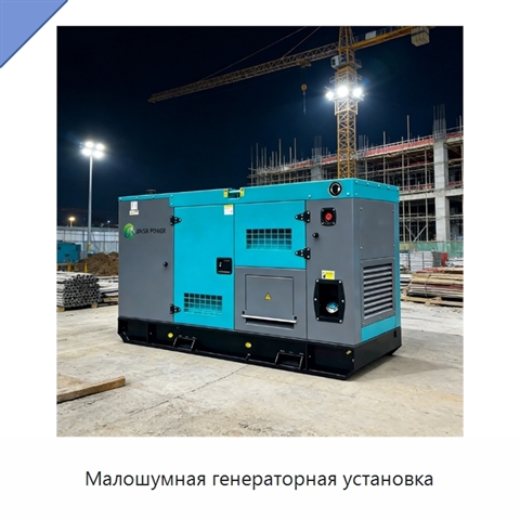 Малошумная генераторная установка