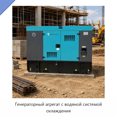 Генераторный агрегат с водяной системой охлаждения