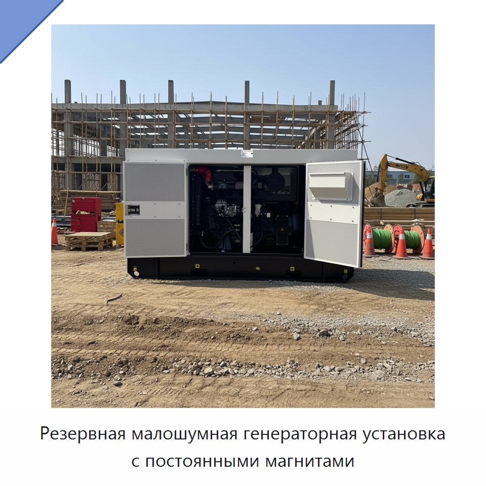 Резервная малошумная генераторная установка с постоянными магнитами — Дизельные генераторы