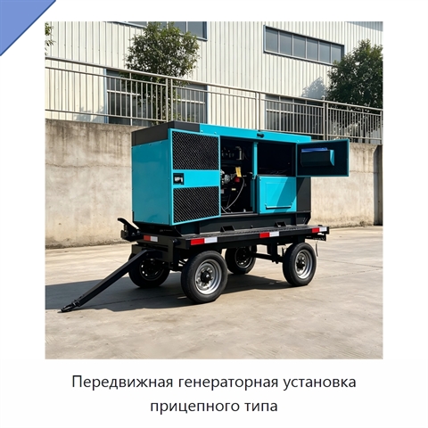 Передвижная генераторная установка прицепного типа