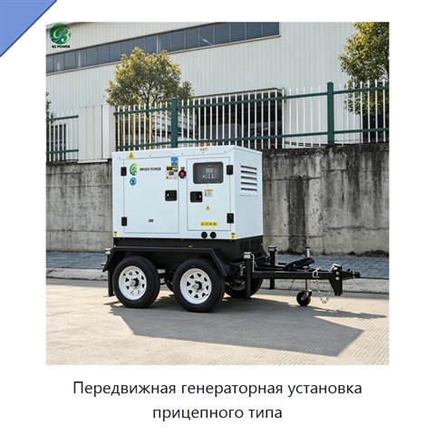 Передвижная генераторная установка прицепного типа