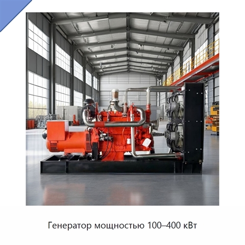 Генератор мощностью 100–400 кВт