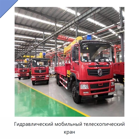 Гидравлический мобильный телескопический кран