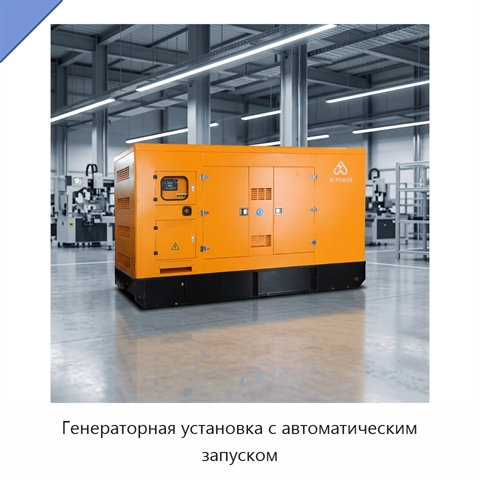Генераторная установка с автоматическим запуском