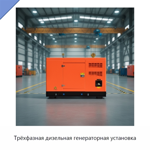 Трёхфазная дизельная генераторная установка