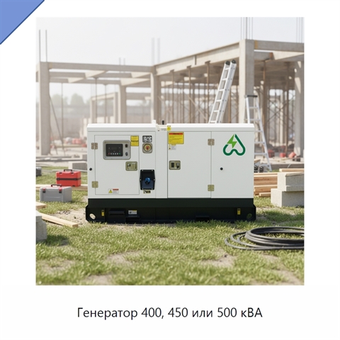 Генератор 400, 450 или 500 кВА