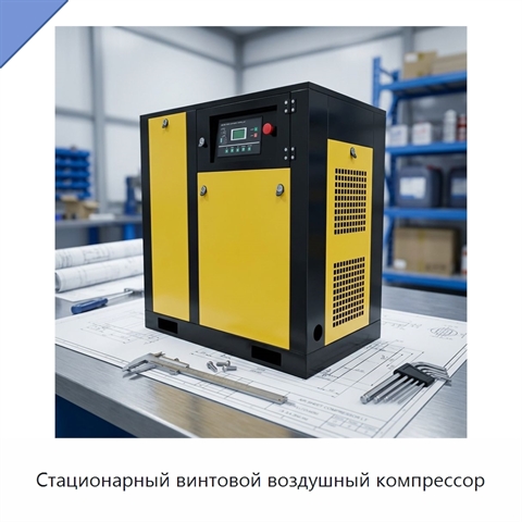 Стационарный винтовой воздушный компрессор