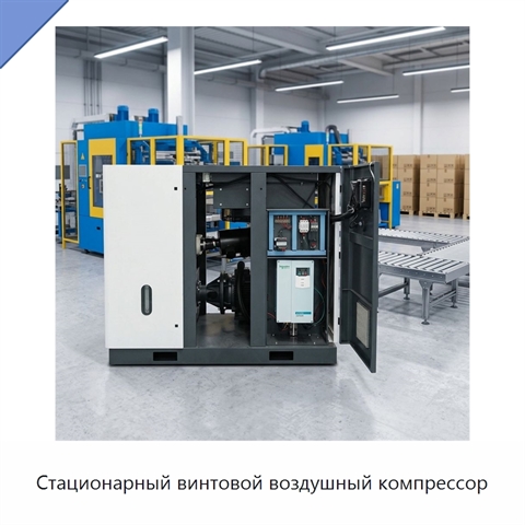 Стационарный винтовой воздушный компрессор