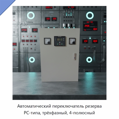 Автоматический переключатель резерва PC-типа, трёхфазный, 4-полюсный