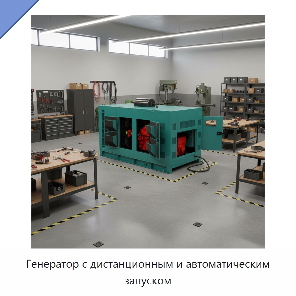 Генератор с дистанционным и автоматическим запуском — Газотурбинные генераторы