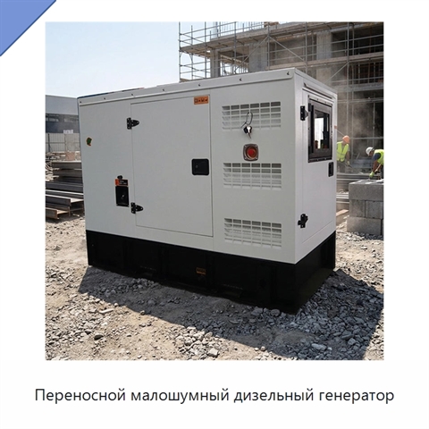 Переносной малошумный дизельный генератор