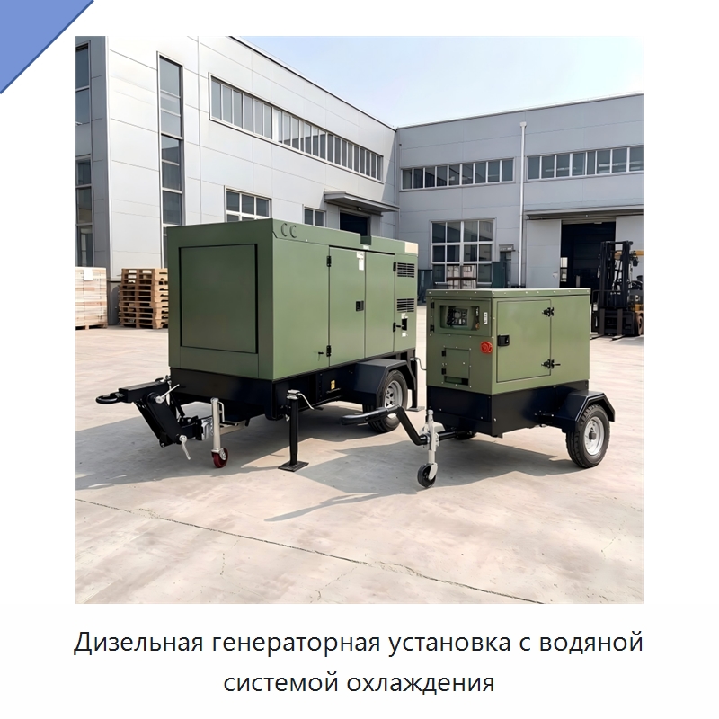 Дизельная генераторная установка с водяной системой охлаждения — Дизельные генераторы