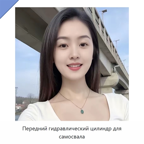 Передний гидравлический цилиндр для самосвала