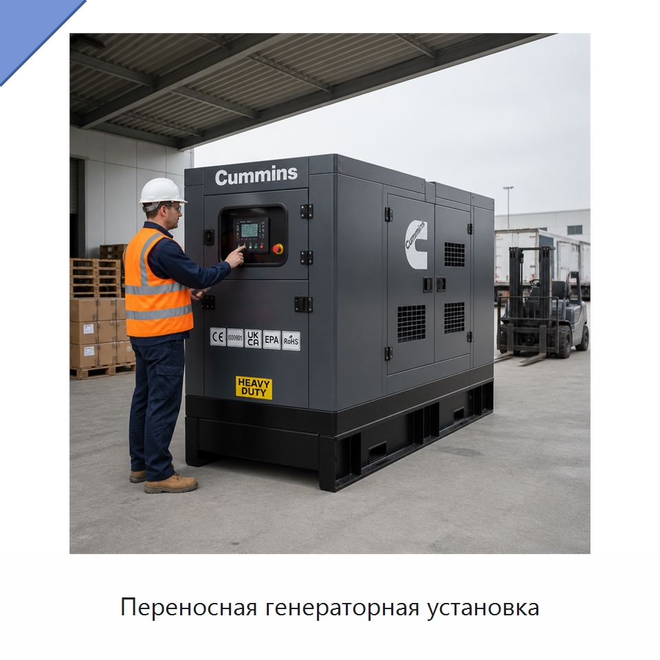 Переносная генераторная установка — Генерация электроэнергии