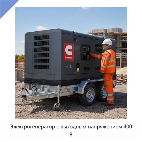 Электрогенератор с выходным напряжением 400 В