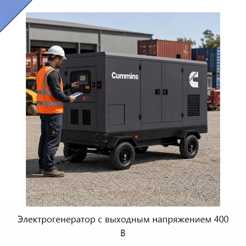 Электрогенератор с выходным напряжением 400 В