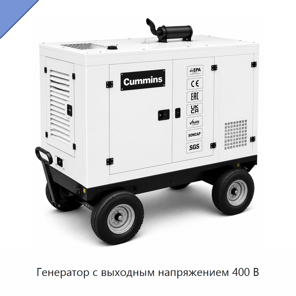 Генератор с выходным напряжением 400 В — Генерация электроэнергии