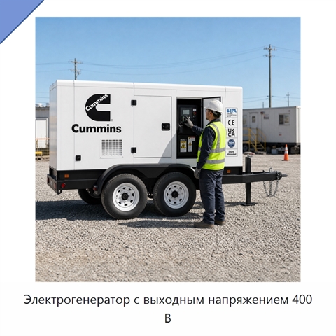 Электрогенератор с выходным напряжением 400 В
