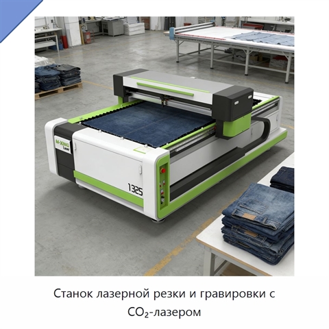 Станок лазерной резки и гравировки с CO₂-лазером