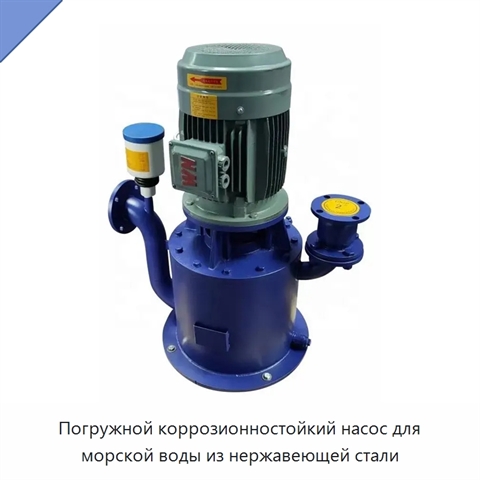 Погружной коррозионностойкий насос для морской воды из нержавеющей стали