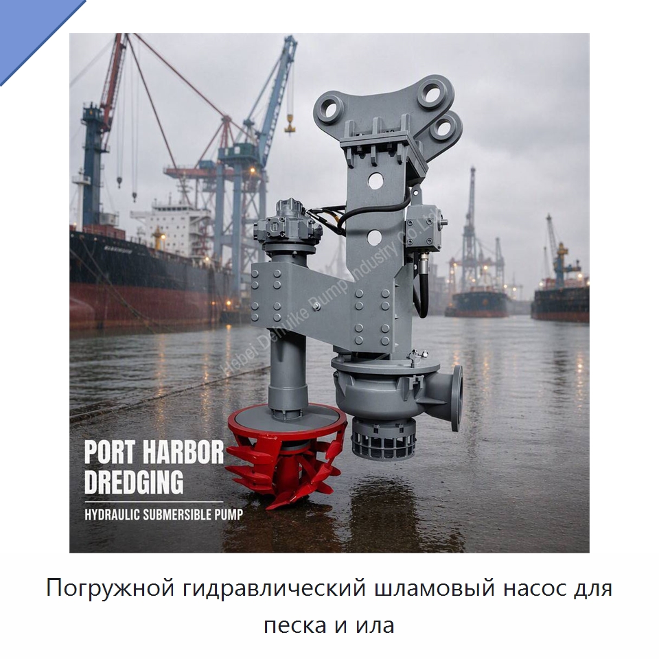 Погружной гидравлический шламовый насос для песка и ила — Насосы
