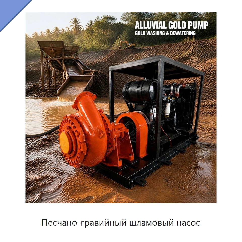 Песчано-гравийный шламовый насос — Насосы