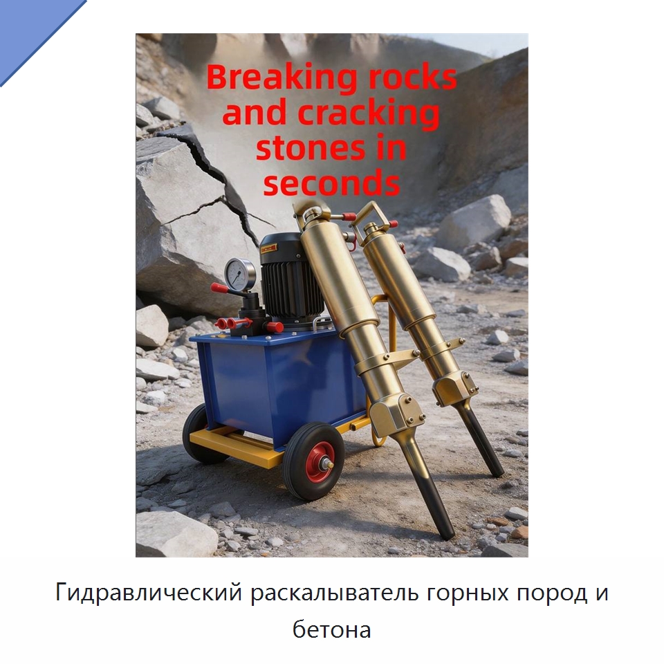 Гидравлический раскалыватель горных пород и бетона — Горнодобывающее оборудование