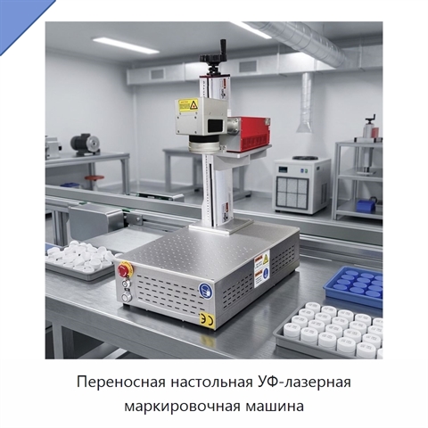 Переносная настольная УФ-лазерная маркировочная машина
