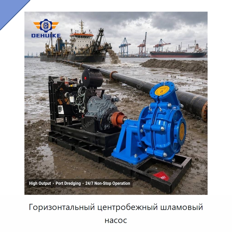 Горизонтальный центробежный шламовый насос — Насосы