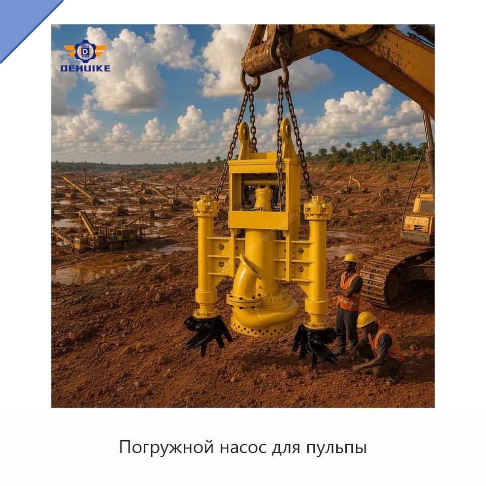 Погружной насос для пульпы — Насосы