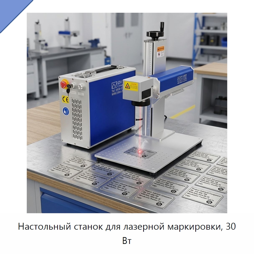 Настольный станок для лазерной маркировки, 30 Вт — Лазерные маркировочные станки