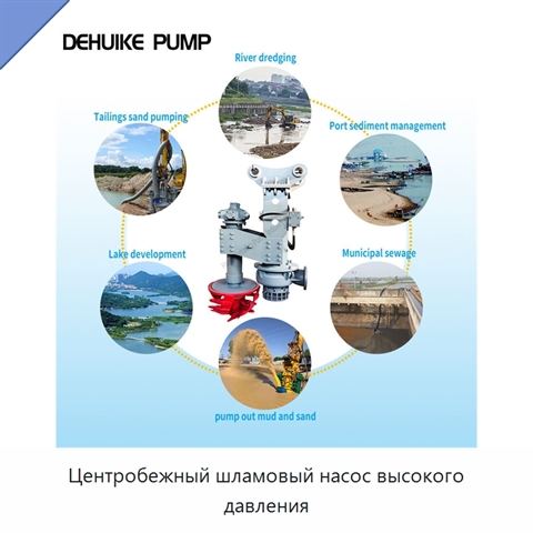 Центробежный шламовый насос высокого давления